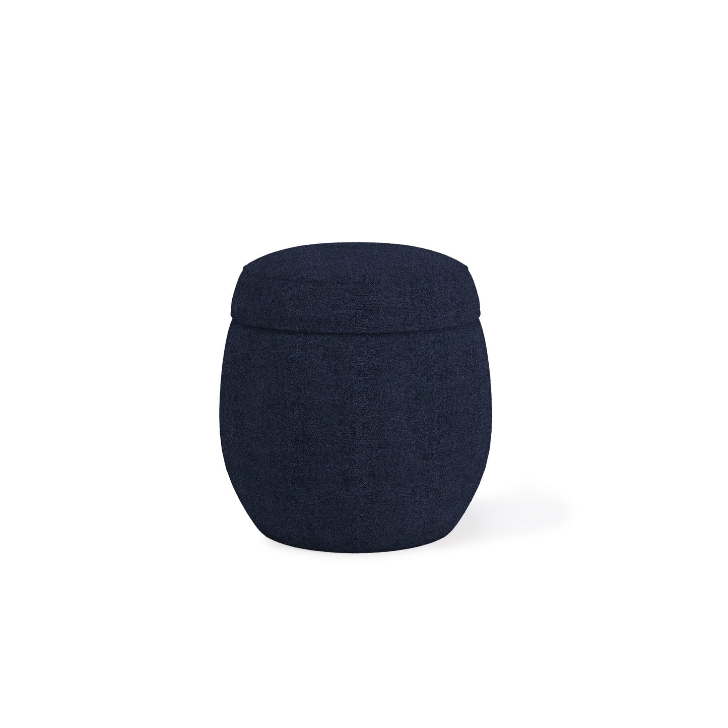 Modus Flex Upholstered Ottoman in Blue Jeans Chenille