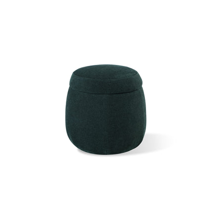 Modus Flex Upholstered Ottoman in Emerald Chenille