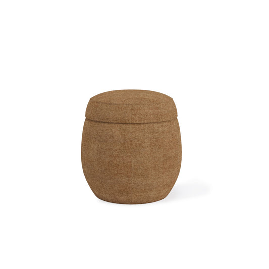 Modus Flex Upholstered Ottoman in Porcini Chenille