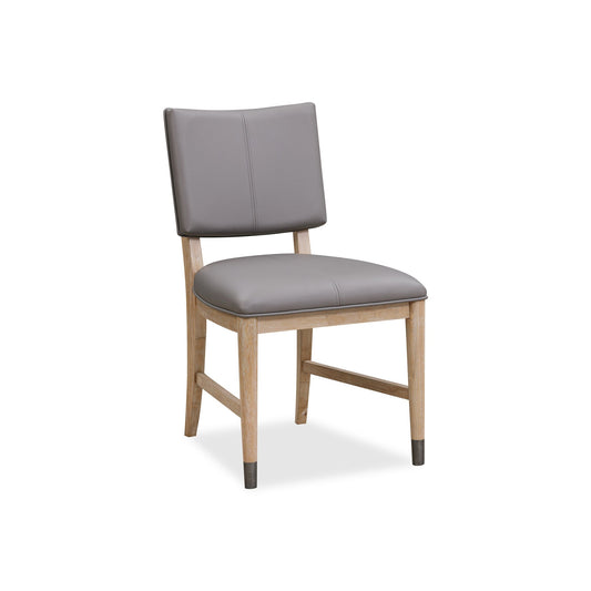 Modus Franklin Dining Chair in Au Natural and Gray Leather