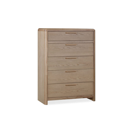 Modus Modus Modus Furano Five Drawer Ash Wood Chest in Ginger