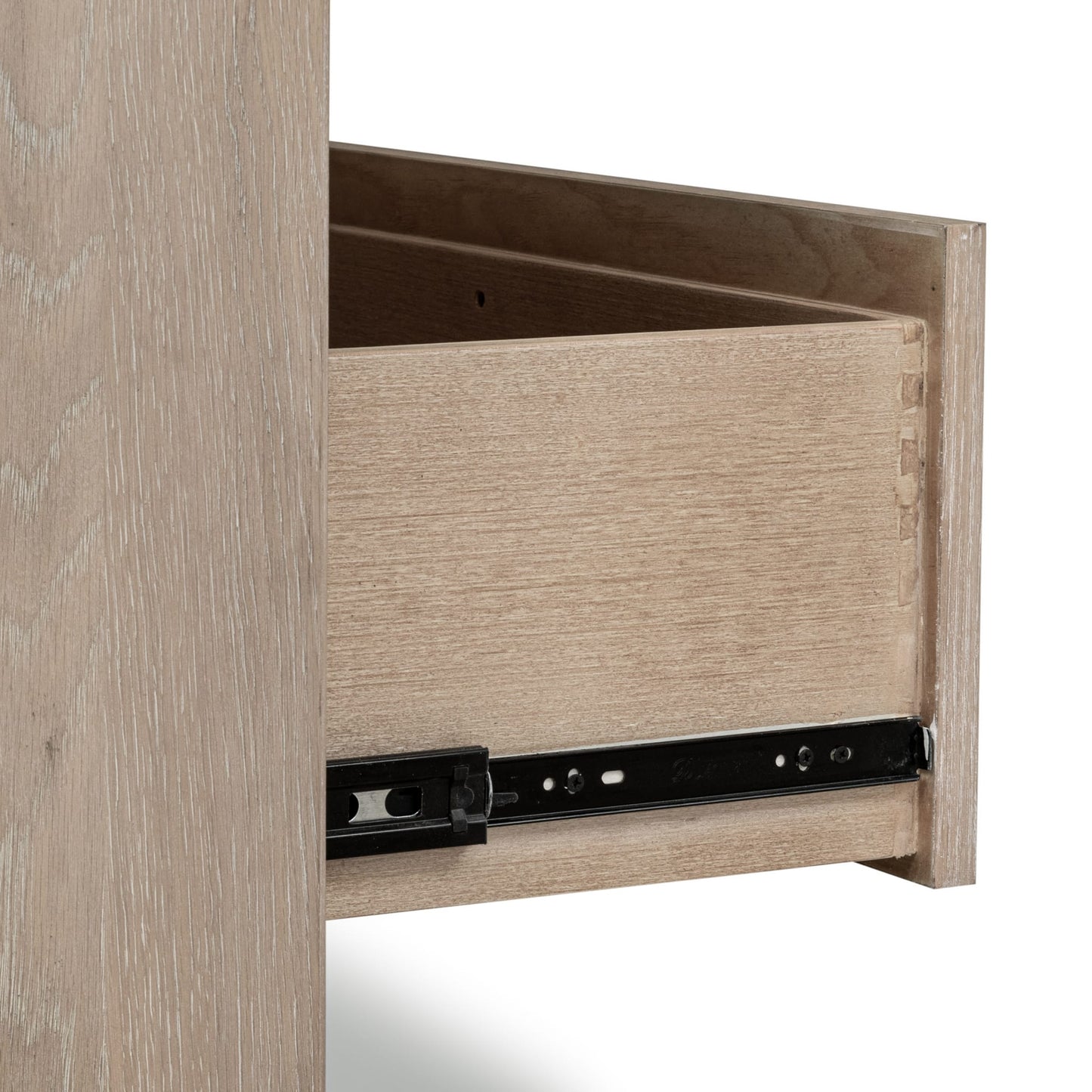Modus Modus Modus Gardenia Five Drawer Oak Wood Chest in Chai