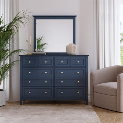 Modus Grace Eight Drawer Dresser in Blueberry