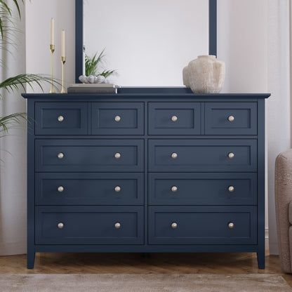Modus Grace Eight Drawer Dresser in Blueberry