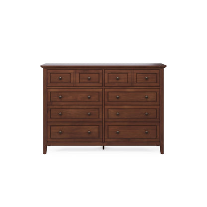Modus Grace Eight Drawer Dresser in Dark Mocha