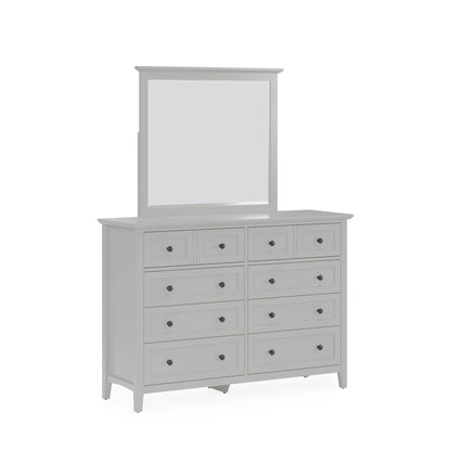 Modus Grace Eight Drawer Dresser in Elephant Gray