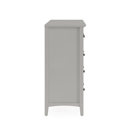Modus Grace Eight Drawer Dresser in Elephant Gray