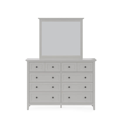 Modus Grace Eight Drawer Dresser in Elephant Gray