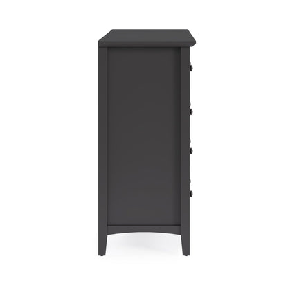 Modus Grace Eight Drawer Dresser in Raven Black