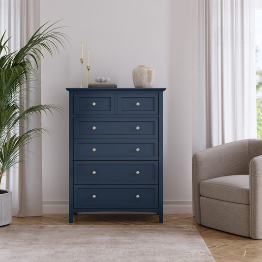 Modus Modus Modus Grace Five Drawer Chest in Blueberry
