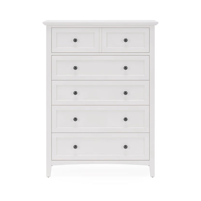 Modus Modus Modus Grace Five Drawer Chest in Snowfall White