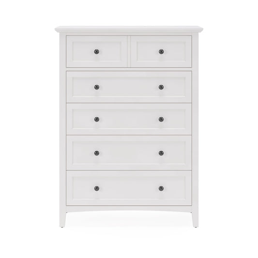 Modus Modus Modus Grace Five Drawer Chest in Snowfall White