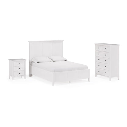 Modus Modus Modus Grace Five Drawer Chest in Snowfall White