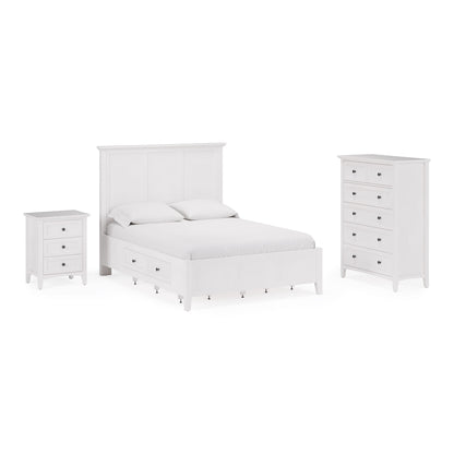 Modus Modus Modus Grace Five Drawer Chest in Snowfall White