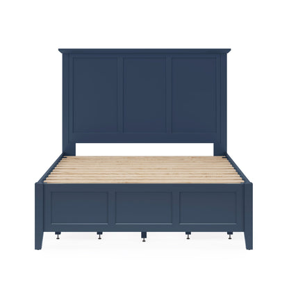 Modus Grace Four Drawer Platform Storage Bed in Blueberry