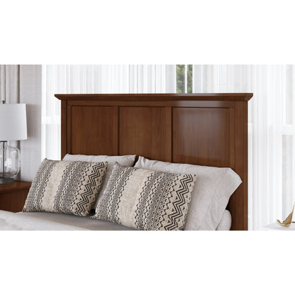 Modus Grace Four Drawer Platform Storage Bed in Dark Mocha