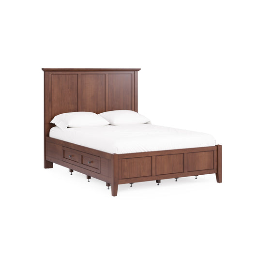Modus Grace Four Drawer Platform Storage Bed in Dark Mocha