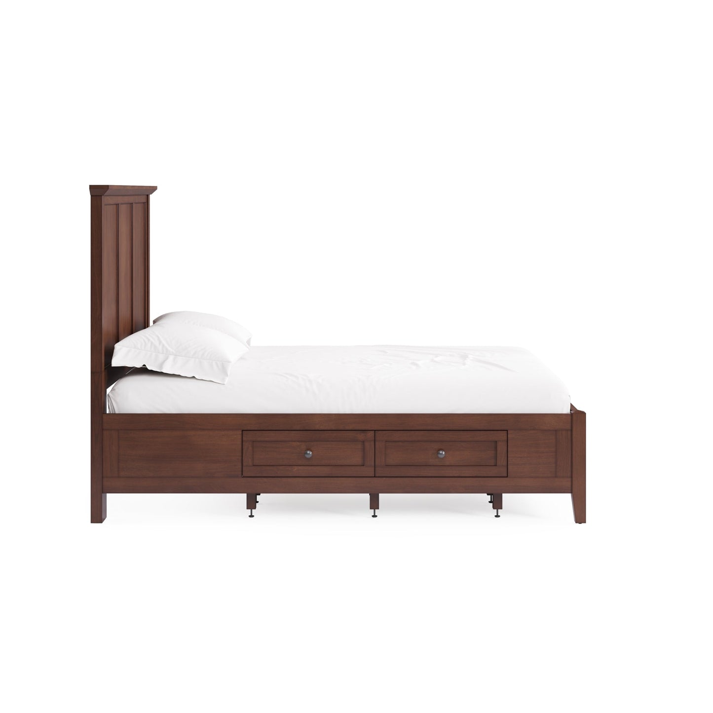 Modus Grace Four Drawer Platform Storage Bed in Dark Mocha