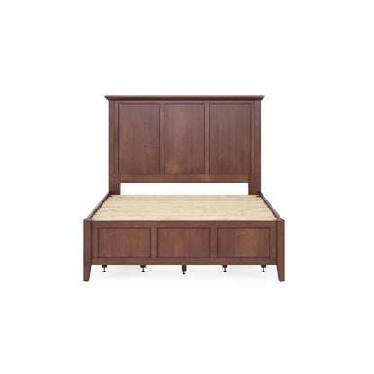 Modus Grace Four Drawer Platform Storage Bed in Dark Mocha