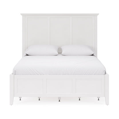 Modus Grace Four Drawer Platform Storage Bed in Snowfall White
