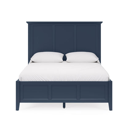 Modus Grace Three Panel Bed in Blueberry