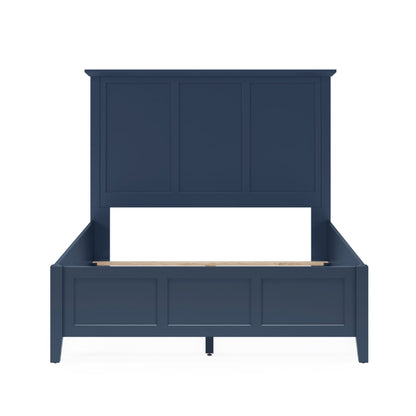 Modus Grace Three Panel Bed in Blueberry