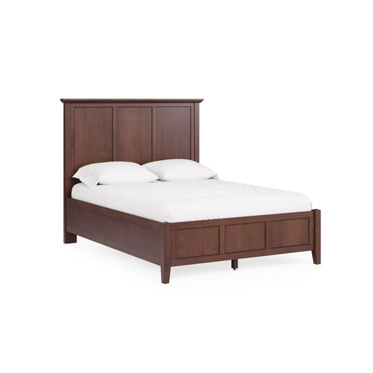 Modus Grace Three Panel Bed in Dark Mocha