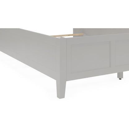 Modus Grace Three Panel Bed in Elephant Grey