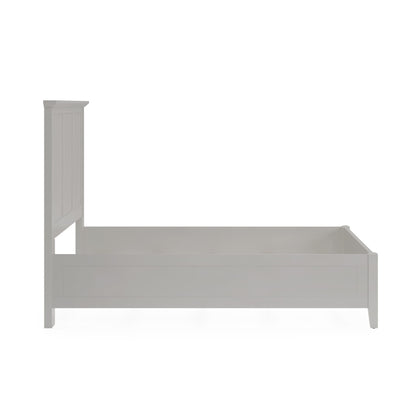 Modus Grace Three Panel Bed in Elephant Grey