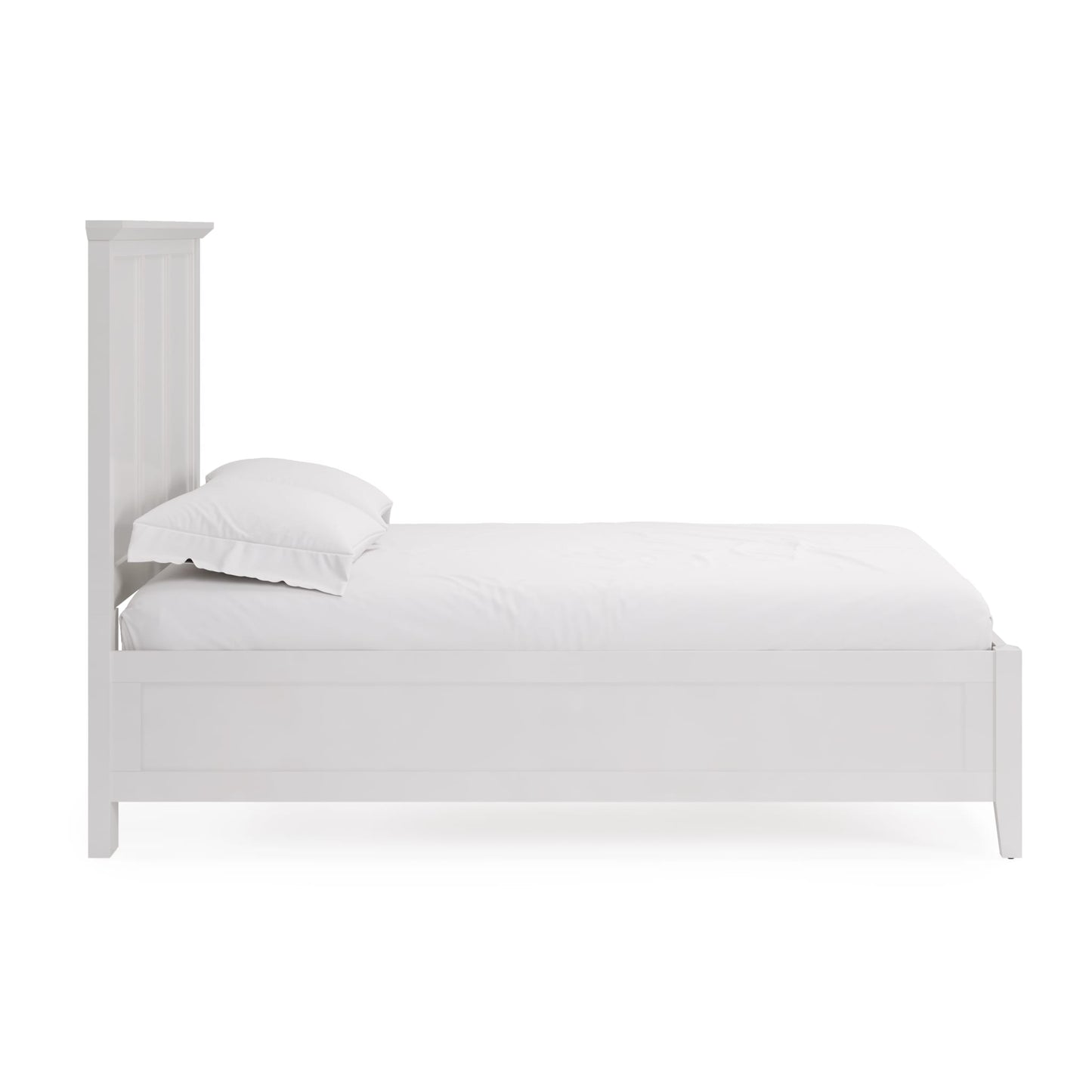 Modus Grace Three Panel Bed in Snowfall White