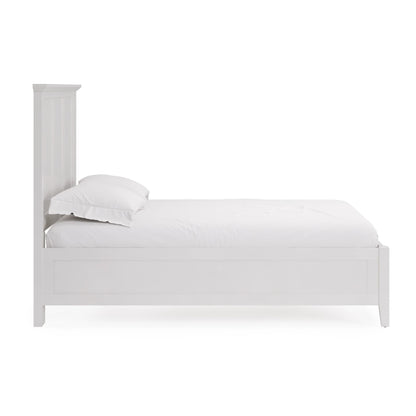 Modus Grace Three Panel Bed in Snowfall White