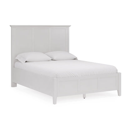 Modus Grace Three Panel Bed in Snowfall White