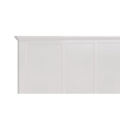 Modus Grace Three Panel Bed in Snowfall White