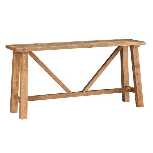 Modus Harby Reclaimed Wood Console Table in Rustic Tawny