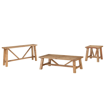 Modus Modus Harby Reclaimed Wood Rectangular Coffee Table in Rustic Tawny