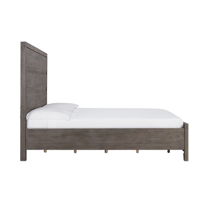 Modus Hearst Solid Wood Panel Bed in Sahara Tan