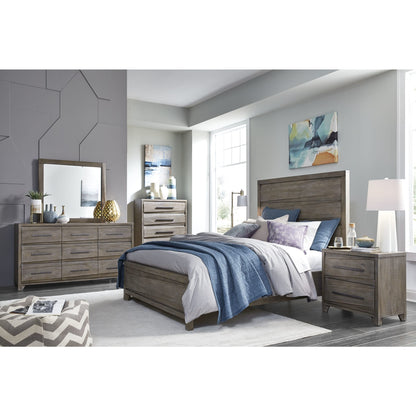 Modus Hearst Solid Wood Two Drawer Nighstand in Sahara Tan