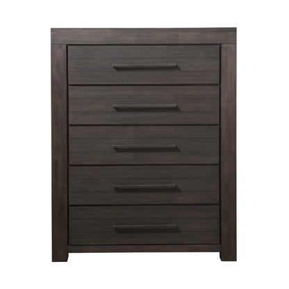 Modus Modus Modus Heath Five Drawer Chest in Basalt Grey