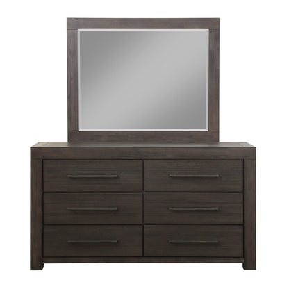 Modus Heath Six Drawer Dresser in Basalt Grey