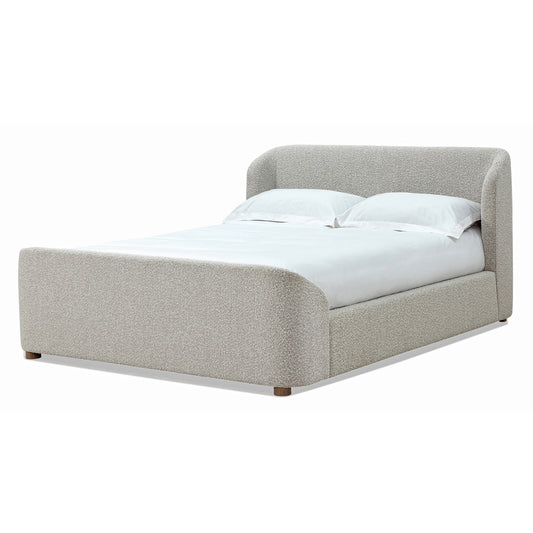 Modus Kiki Upholstered Platform Bed in Cotton Ball Boucle
