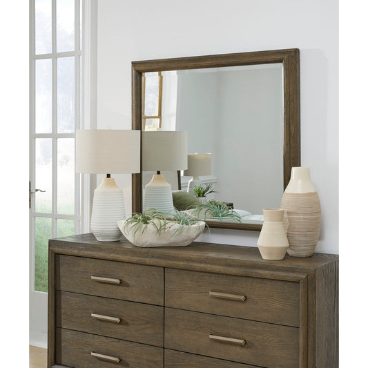 Modus Lawson Solid Oak Mirror in Big Bear Brown