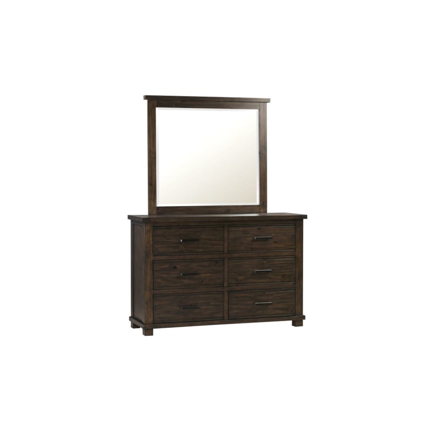 Modus Lewis Wood Frame Mirror in Mustard Seed
