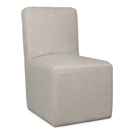 Modus Liv Fully Upholstered Dining Chair in Natural Linen