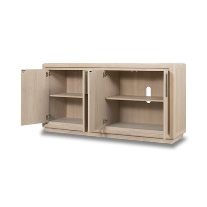 Modus Magnolia 4 Door Wooden Sideboard in Daffodil