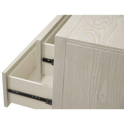 Modus Maxime Three Drawer USB-Charging Nightstand in Ash