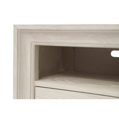 Modus Maxime Two Drawer USB-Charging Nightstand in Ash