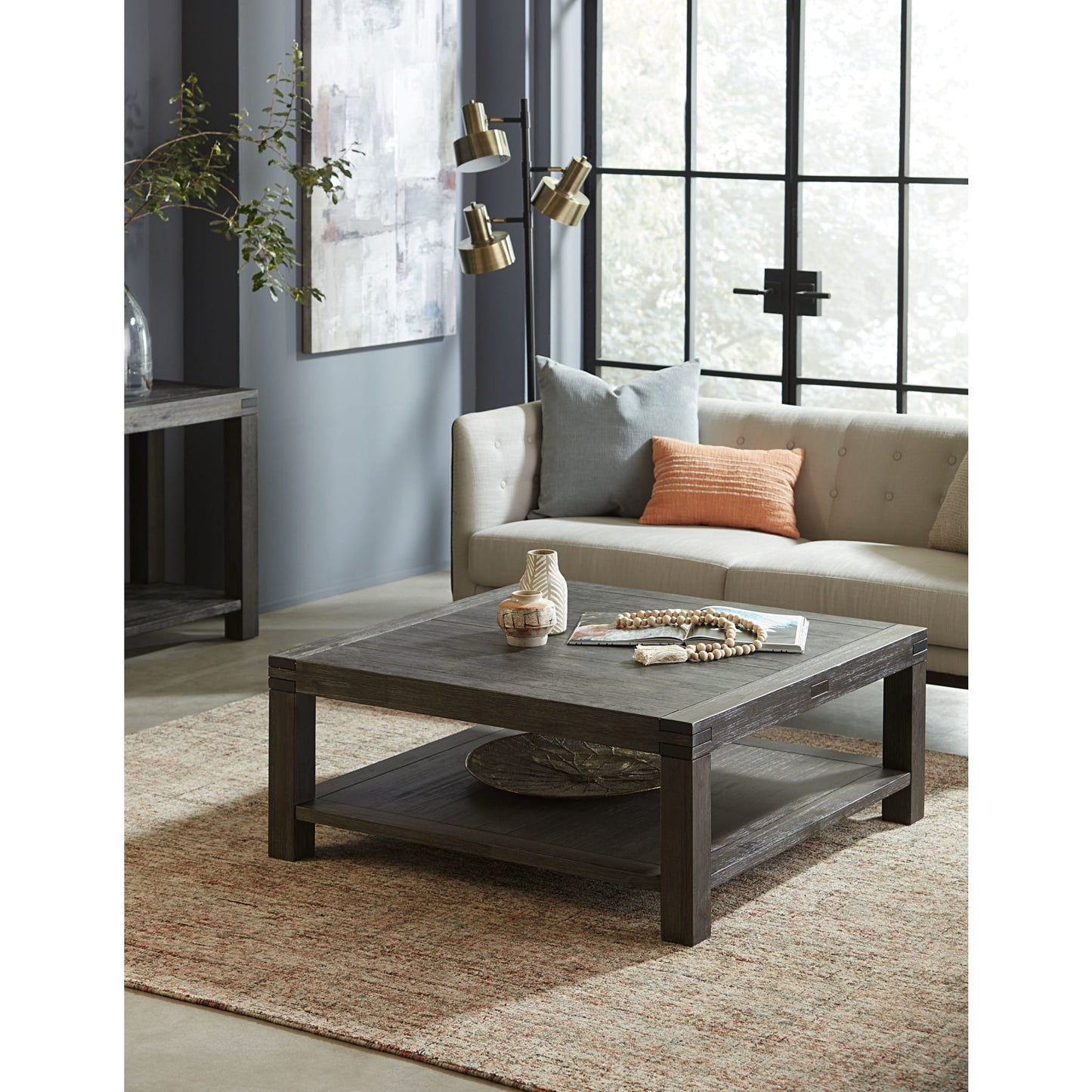 Modus Modus Meadow Solid Wood Coffee Table in Graphite