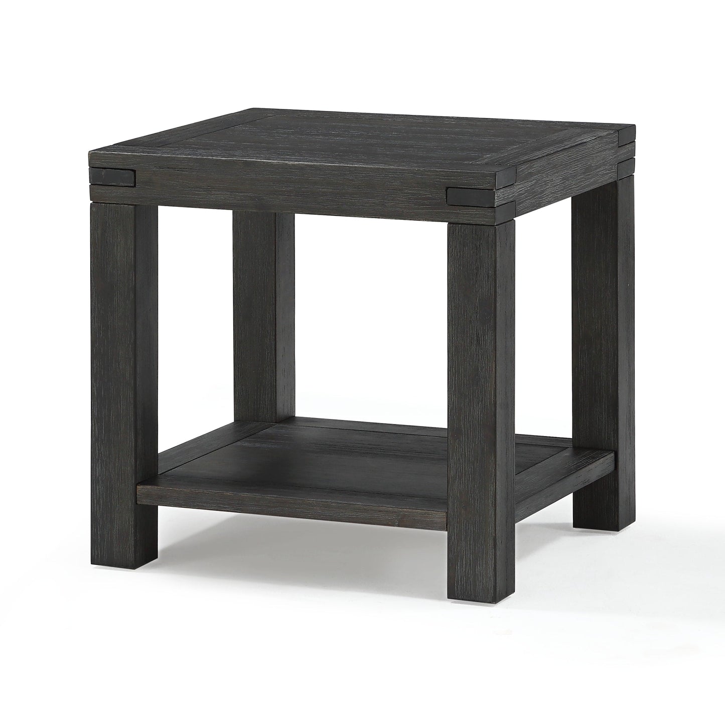 Modus Meadow Solid Wood End Table in Graphite