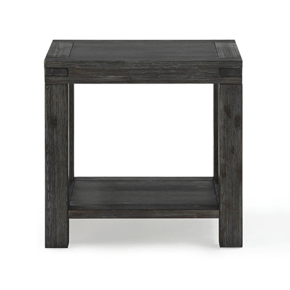 Modus Meadow Solid Wood End Table in Graphite