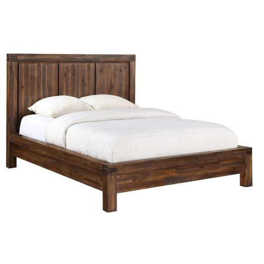Modus Meadow Solid Wood Platform Bed in Brick Brown
